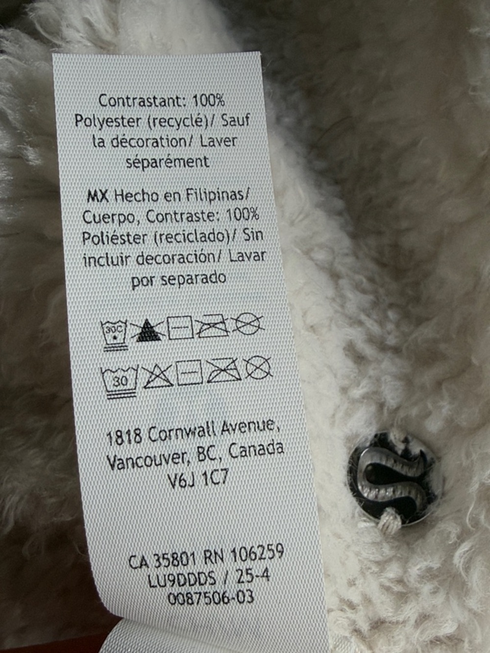 LULULEMON Boucle Fleece Reversible Bucket Hat NWT Chestnut Brown/Light Ivory S/M - Picture 12 of 16